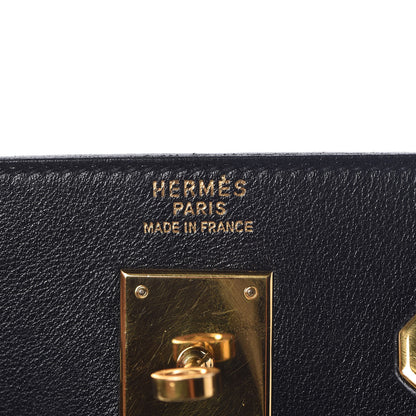Hermes Veau Gulliver Kelly Retourne 35 Black 12 of 37