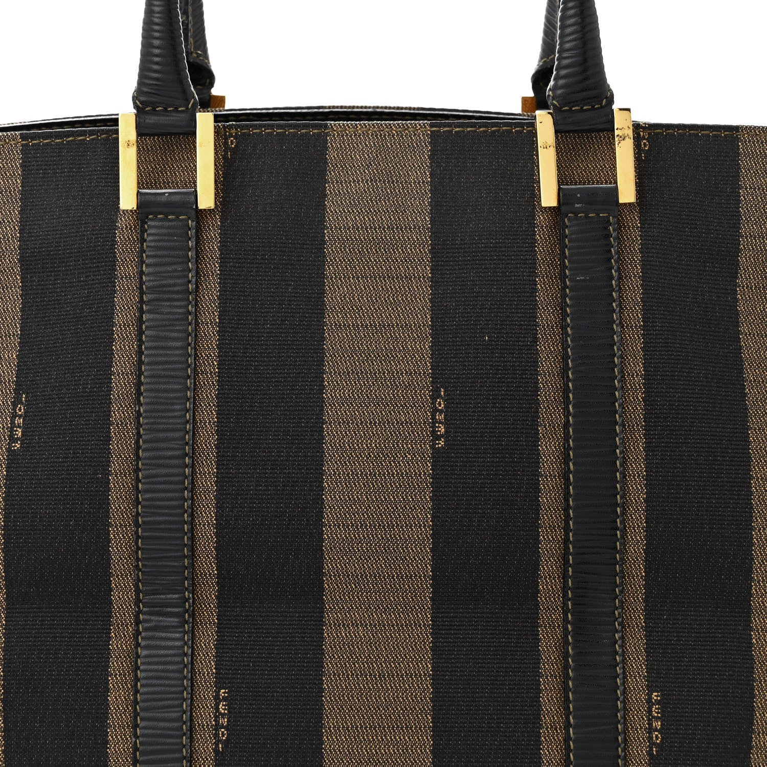 Fendi Pequin Tote Tobacco 7 of 11