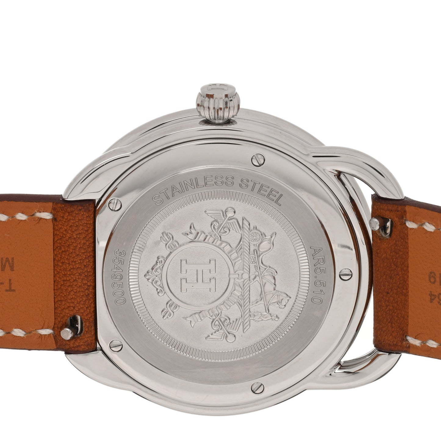 Stainless Steel Barenia 36mm Arceau Quartz Watch Fauve