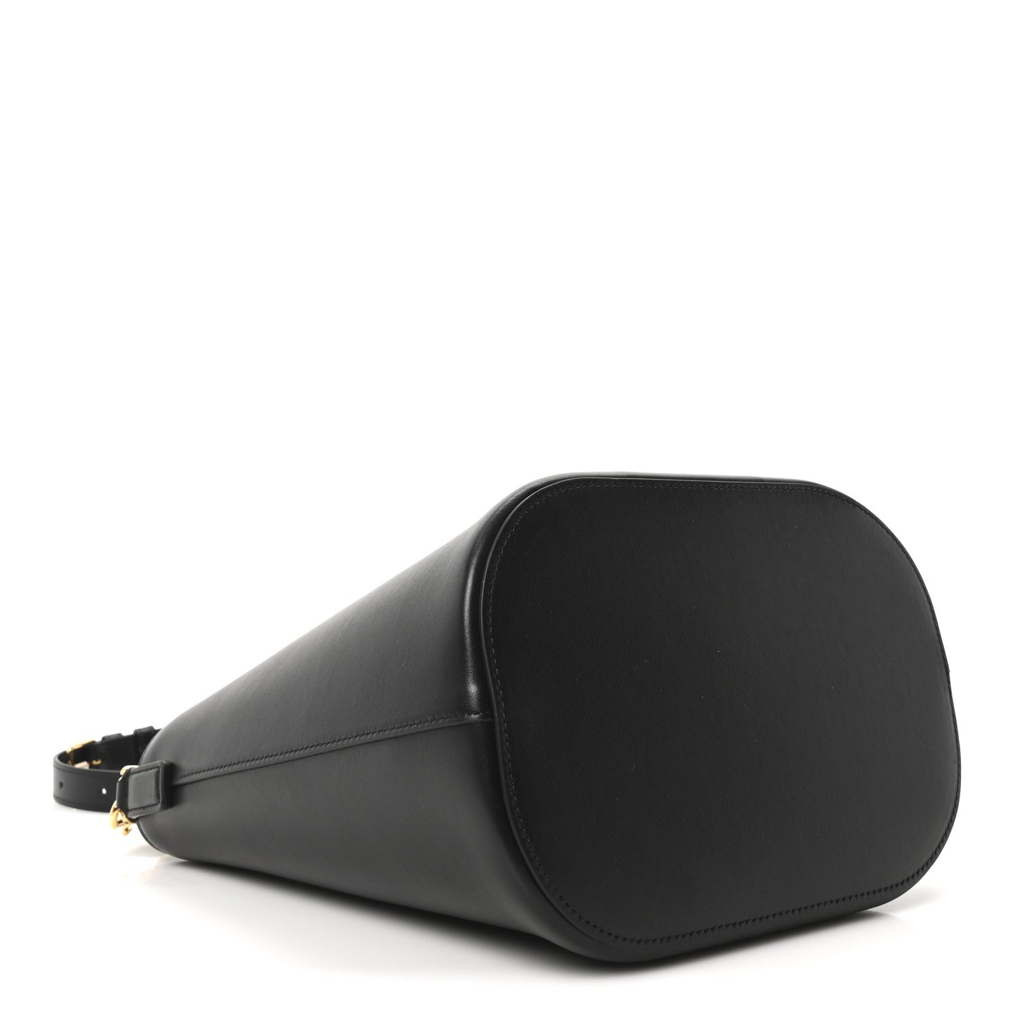 Smooth Calfskin Triomphe Medium Louise Bag Black