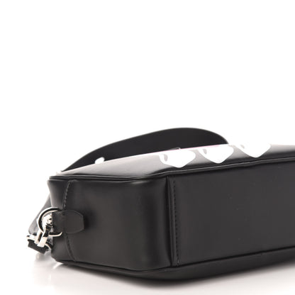 Prada City Calf Banana Print Camera Bag Black Fuchsia 8 of 10