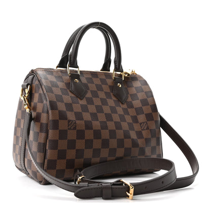 Louis Vuitton Damier Ebene Speedy Bandouliere 25 3 of 9
