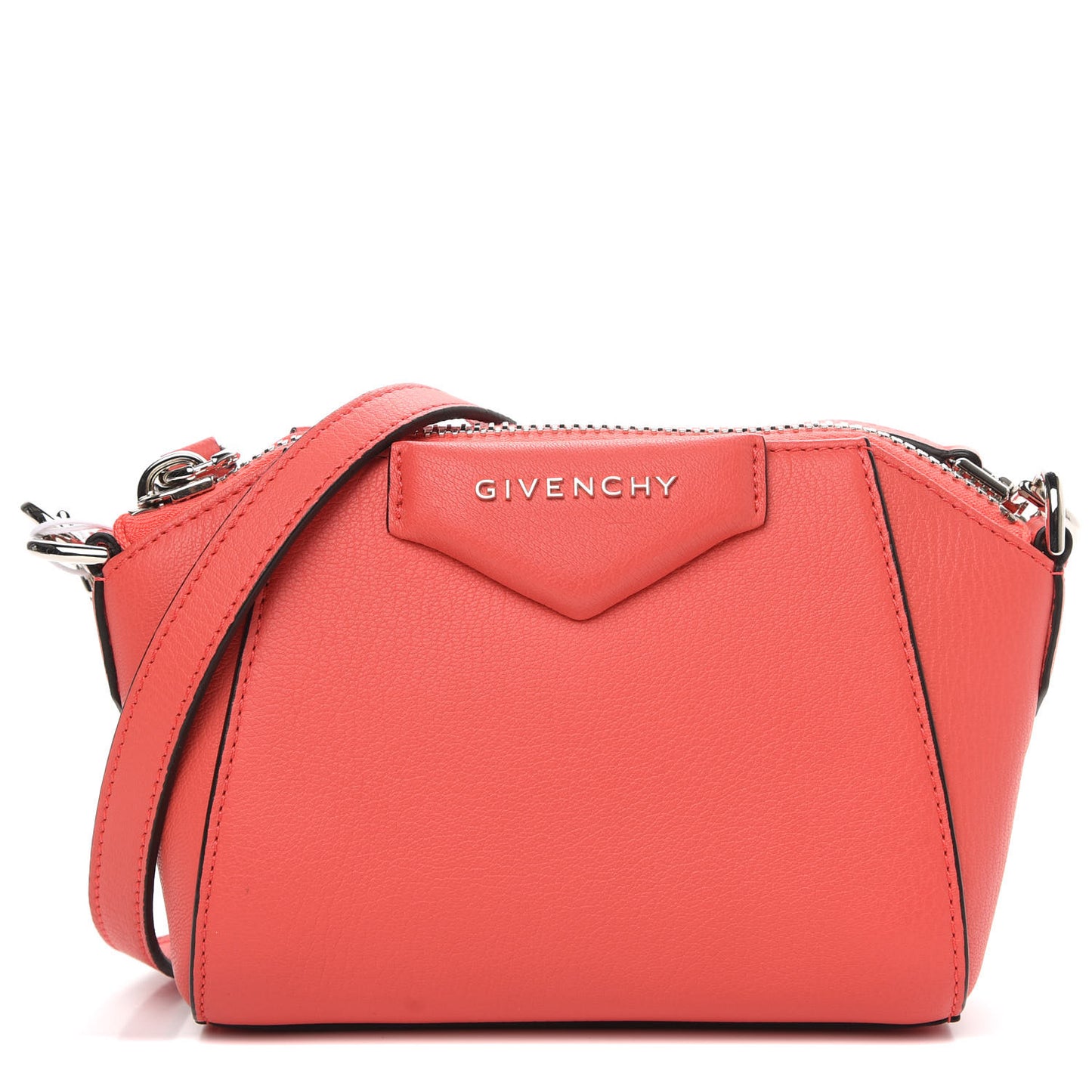 Sugar Goatskin Nano Antigona Coral