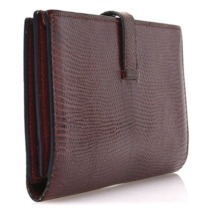 Hermes Lizard Bearn Wallet Etrusque 3 of 8