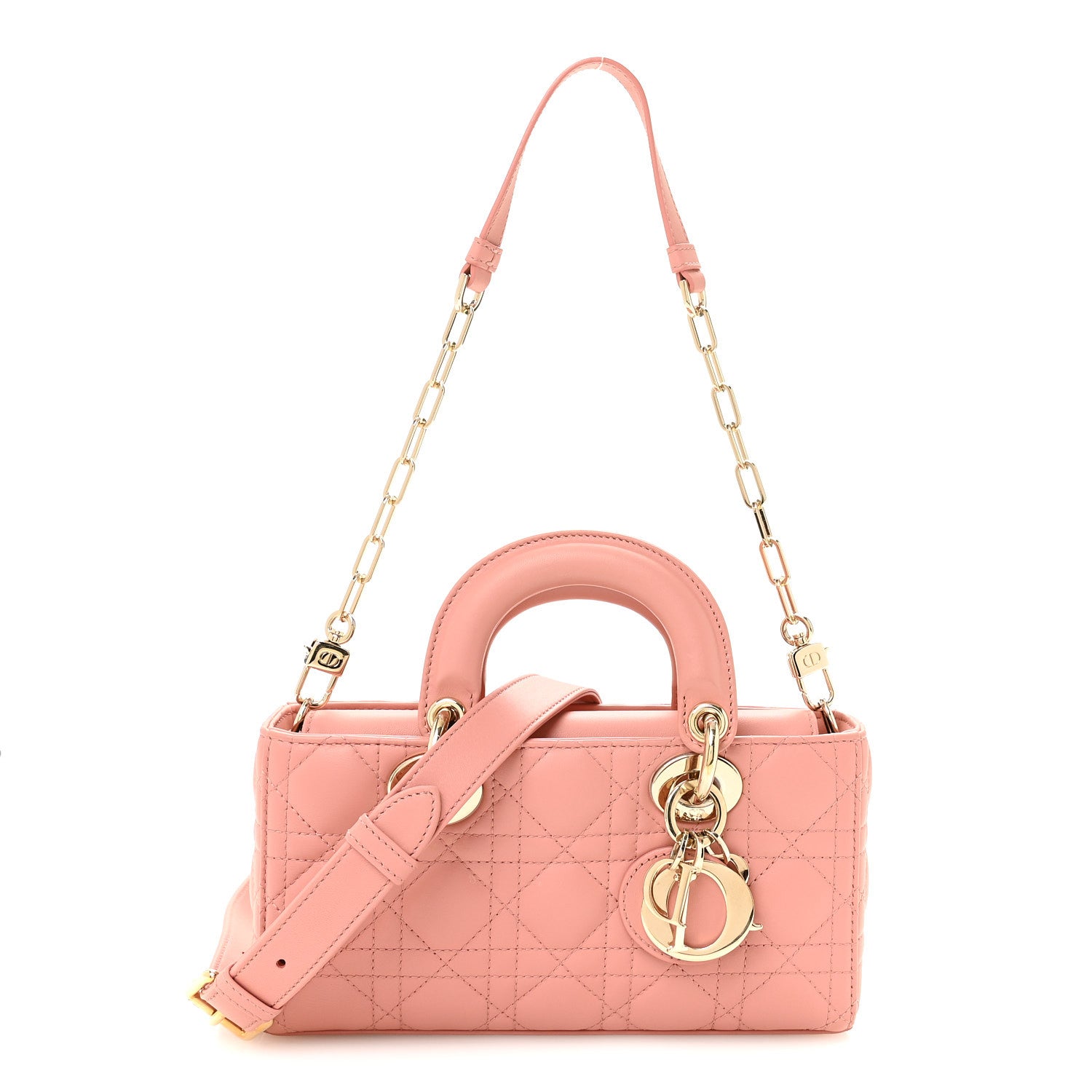 Christian Dior Lambskin Cannage Small Lady D-Joy Light Pink 1 of 9