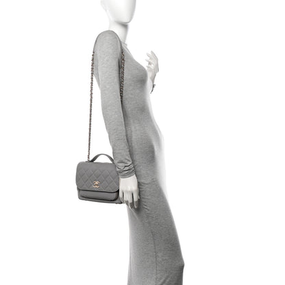 Chanel Caviar Quilted Medium Business Affinity Flap Grey 2 of 10