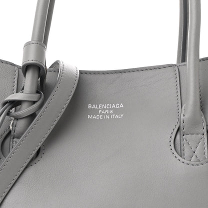 Balenciaga Smooth Calfskin Small Hampton Carry All Bag Grey 8 of 10