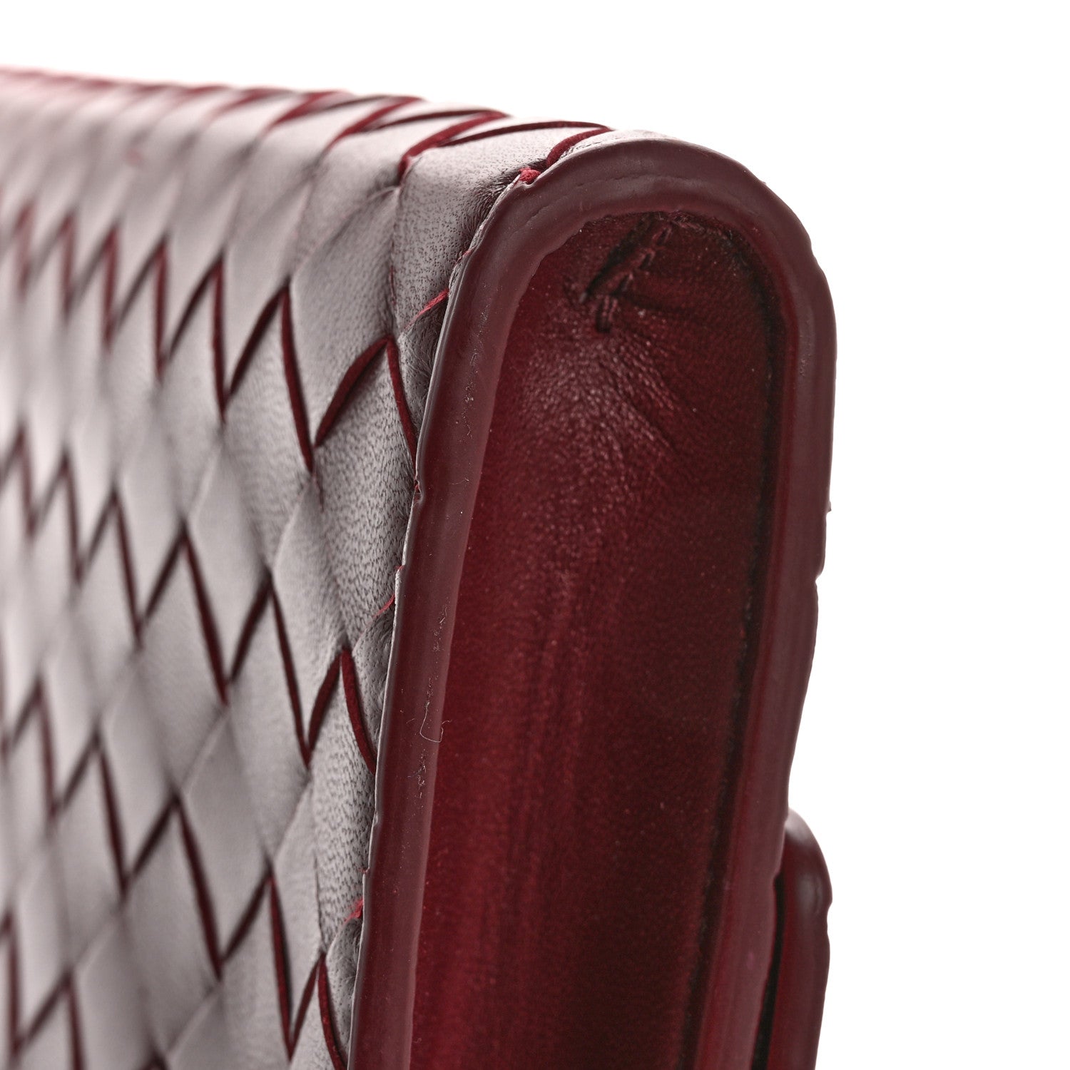 Bottega Veneta Nappa Intrecciato Long Andiamo Top Handle Clutch Barolo 8 of 10