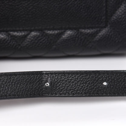 Chanel Grained Calfskin Quilted 2.55 Reissue Flap Belt Bag Clutch Black 12 of 13