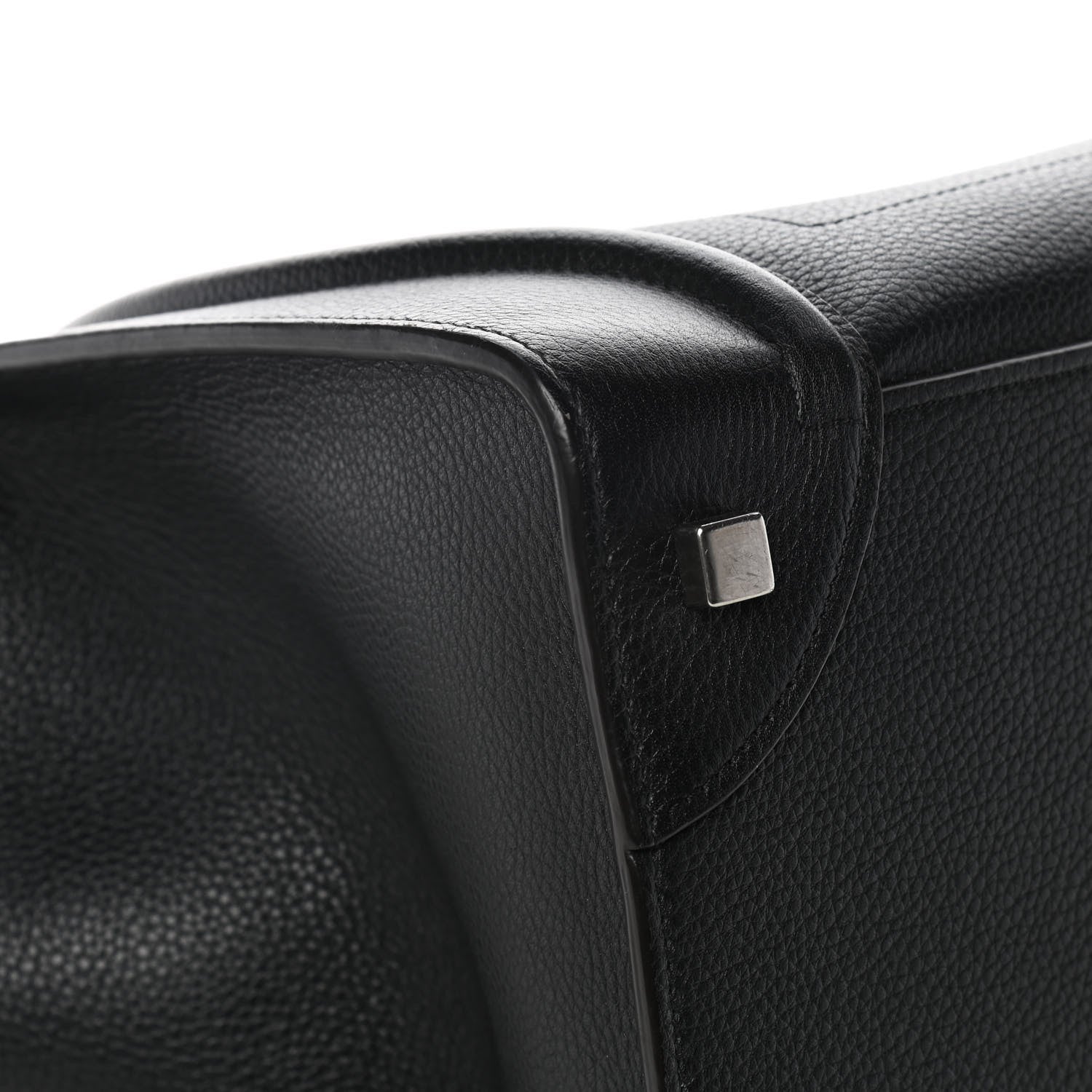 Celine Drummed Calfskin Mini Luggage Black 8 of 15