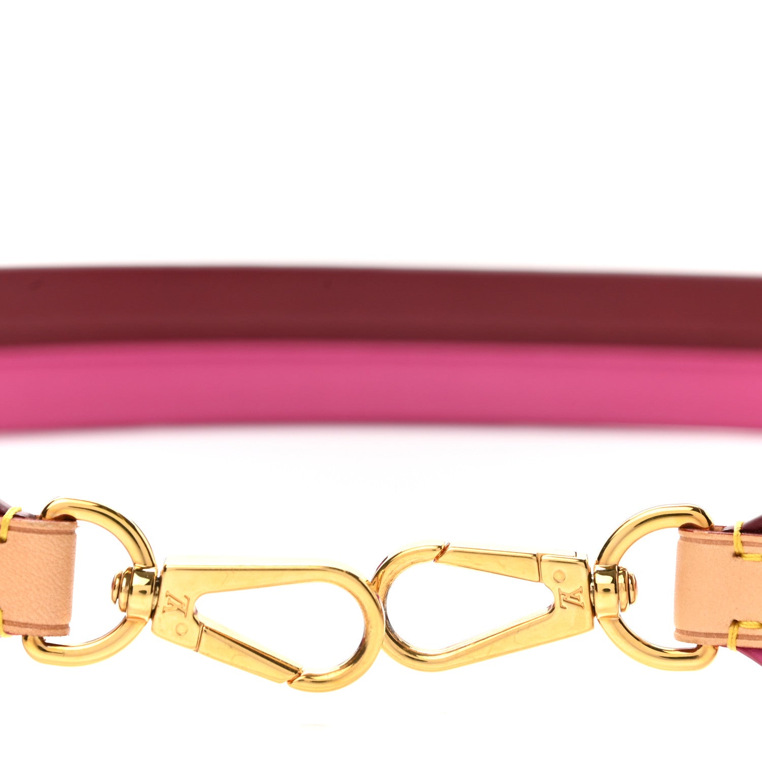 Louis Vuitton Calfskin Cluny BB Shoulder Strap Bordeaux Fuchsia 3 of 9