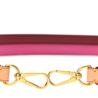 Louis Vuitton Calfskin Cluny BB Shoulder Strap Bordeaux Fuchsia 3 of 9
