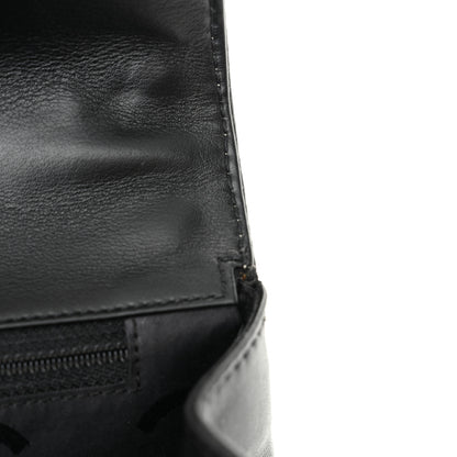 Chanel Calfskin Quilted Wild Stitch Flap Black 11 of 13