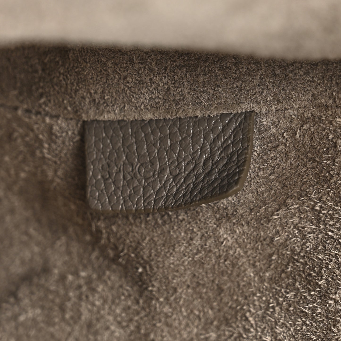 Supple Grained Calfskin Bucket 16 Bag Pebble