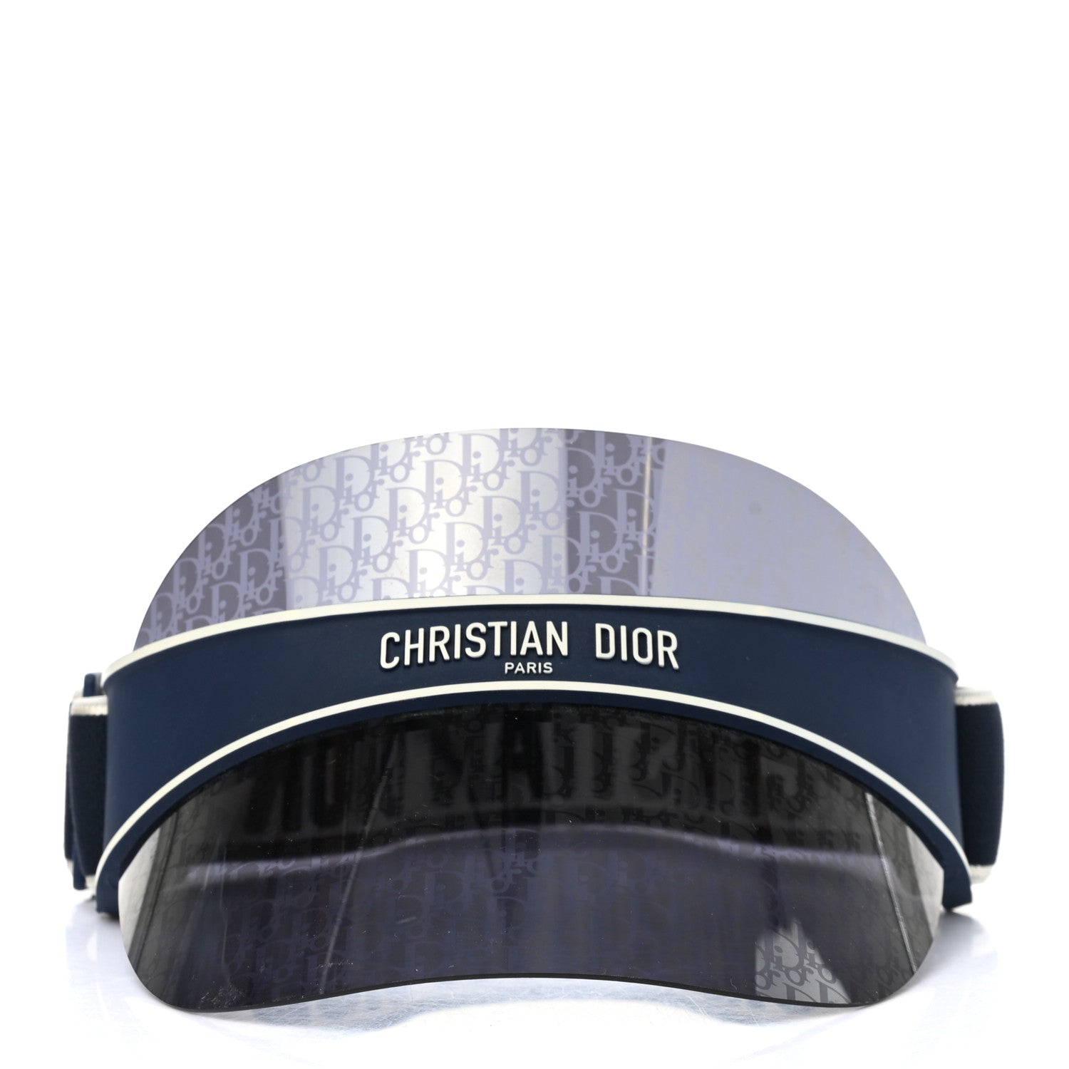 Christian Dior Oblique DiorClub V1U Sun Visor Blue 3 of 9