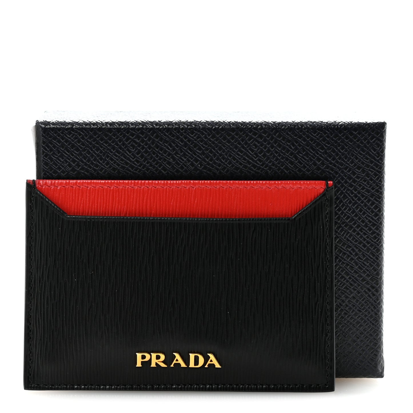 Vitello Move Metal Card Holder Black Lacca