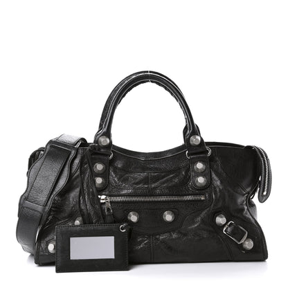 Balenciaga Agneau Giant 21 Silver Hardware Part Time Black 1 of 11