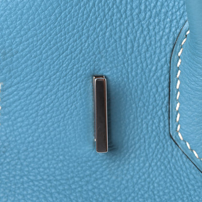 Hermes Togo Birkin 30 Blue Jean 22 of 28