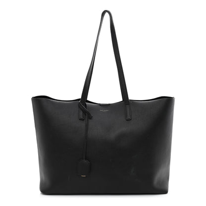 Saint Laurent Calfskin Large Shopping Tote Black 2 of 23
