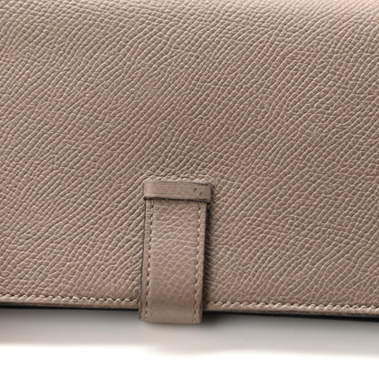 Hermes Epsom Bearn Verso Gusset Wallet Gris Tourterelle Bleu Indigo 14 of 15