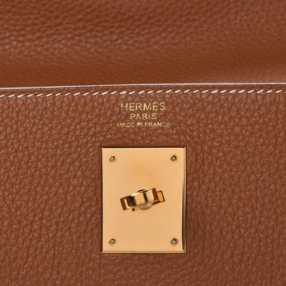 Hermes Togo Kelly Retourne 32 Gold 9 of 37