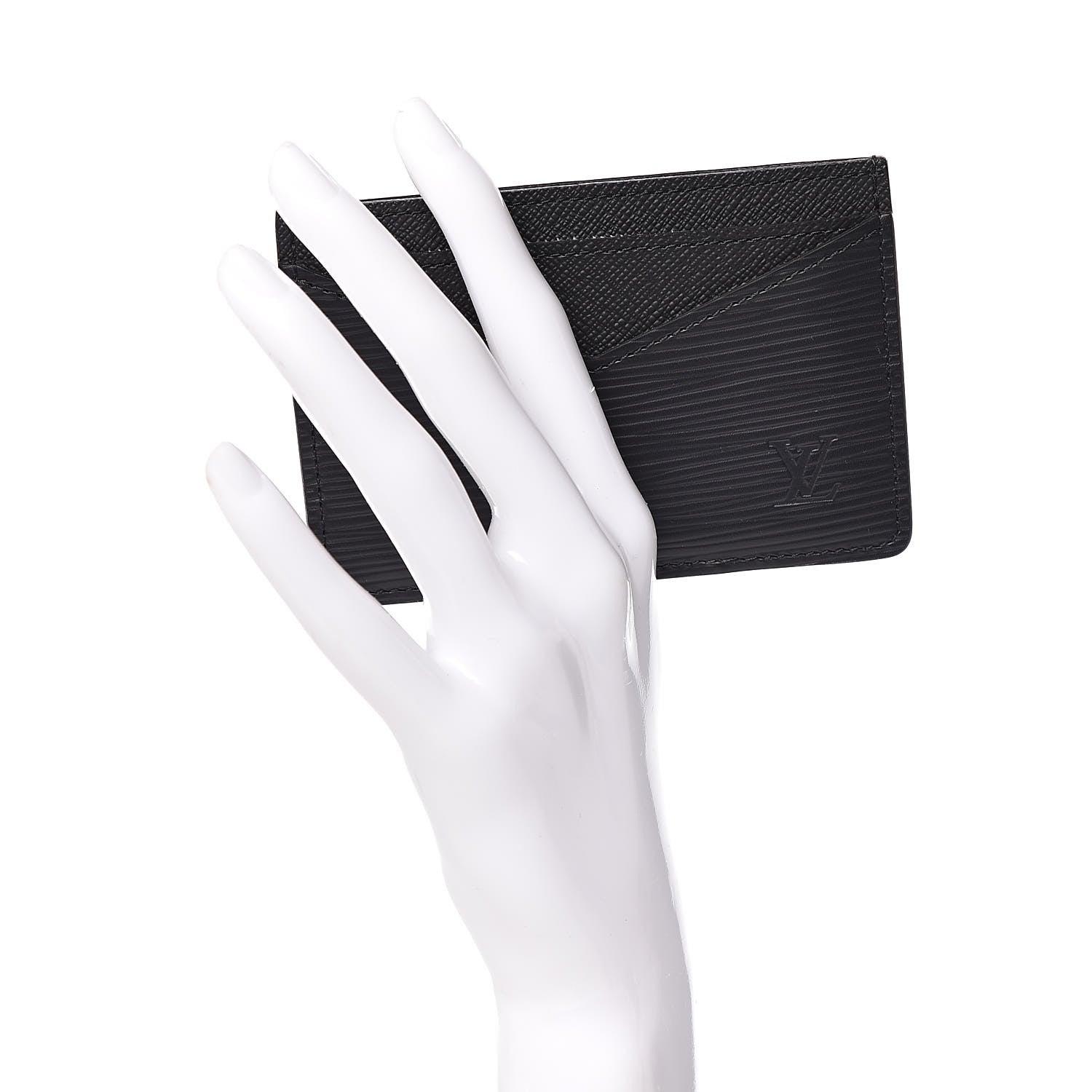 Louis Vuitton Epi Neo Porte-Cartes Card Holder Black 2 of 7