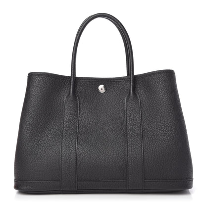 Hermes Vache Country Garden Party 30 TPM Black 1 of 10