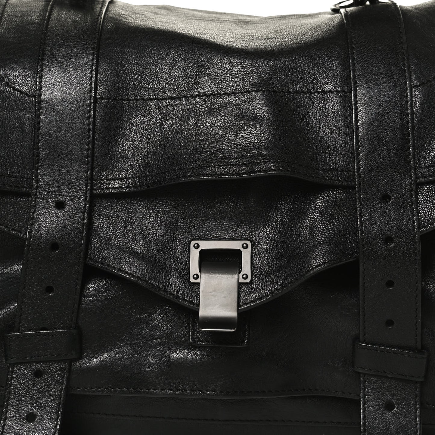 Lambskin PS1 Medium Satchel Black