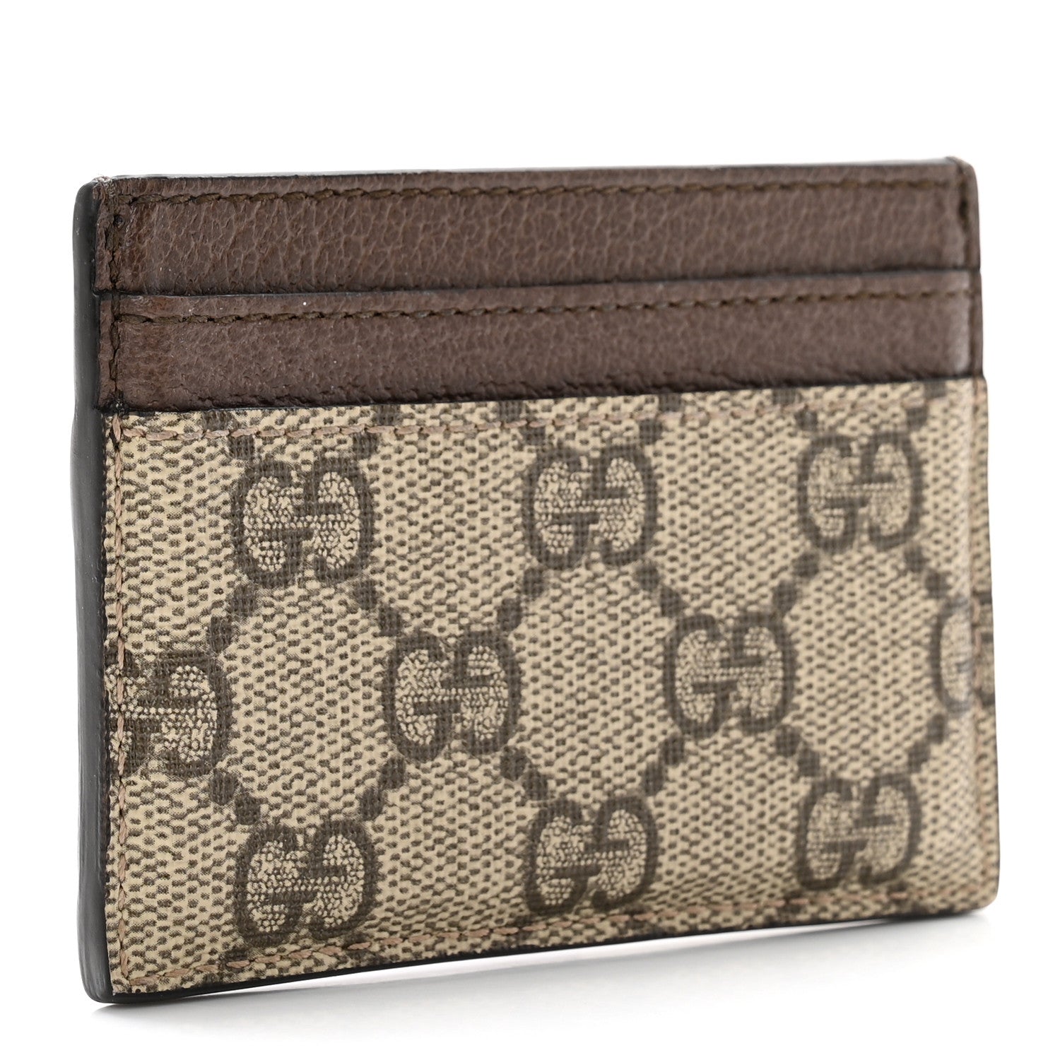 Gucci GG Supreme Monogram Ophidia Card Holder Brown 2 of 6