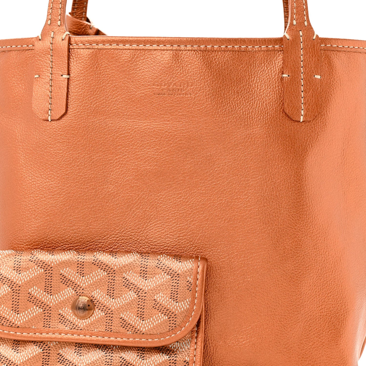 Goyard Goyardine Precious Metals Reversible Mini Anjou Rose Gold 13 of 17