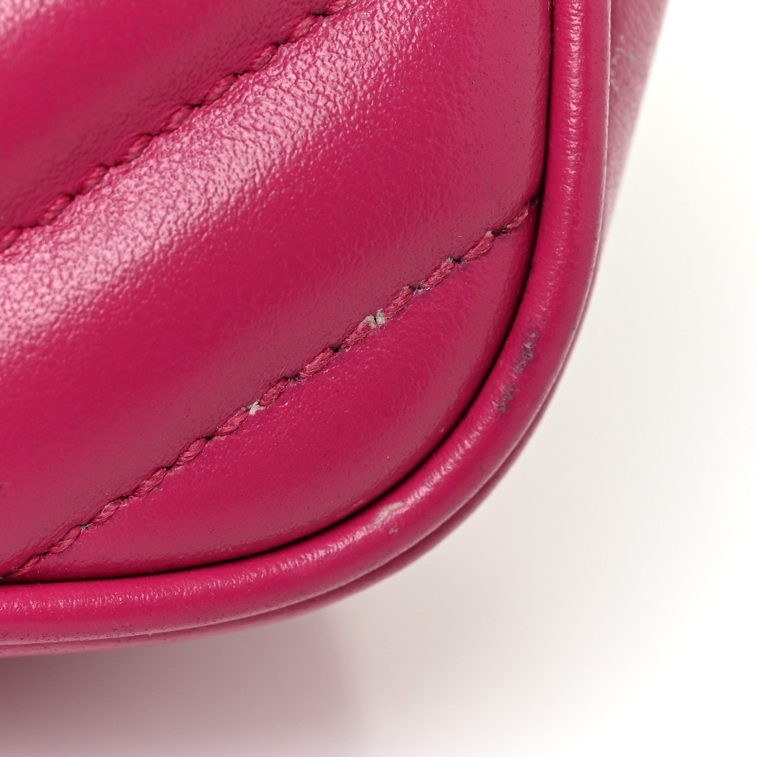 Saint Laurent Calfskin Matelasse Monogram Lou Belt Bag Bright Pink 16 of 24