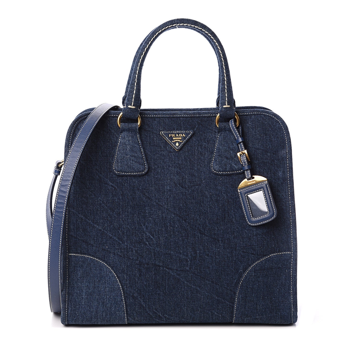 Denim Shopping Tote