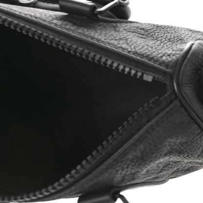 Louis Vuitton Monogram Taurillon Keepall Bandouliere 25 Black 5 of 7