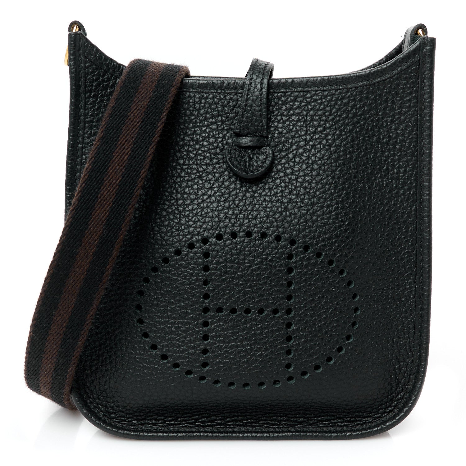 エルメス Hermes Taurillon Clemence Amazone Evelyne TPM Black Ebene 1732474