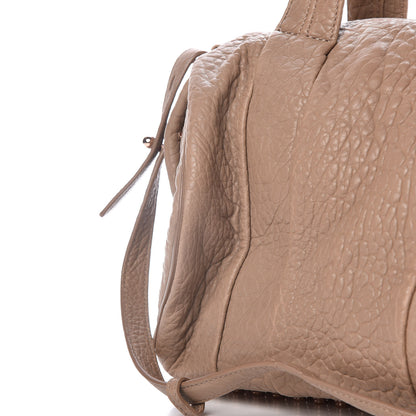 Alexander Wang Pebbled Lambskin Rocco Latte Rose Gold Hardware 12 of 12