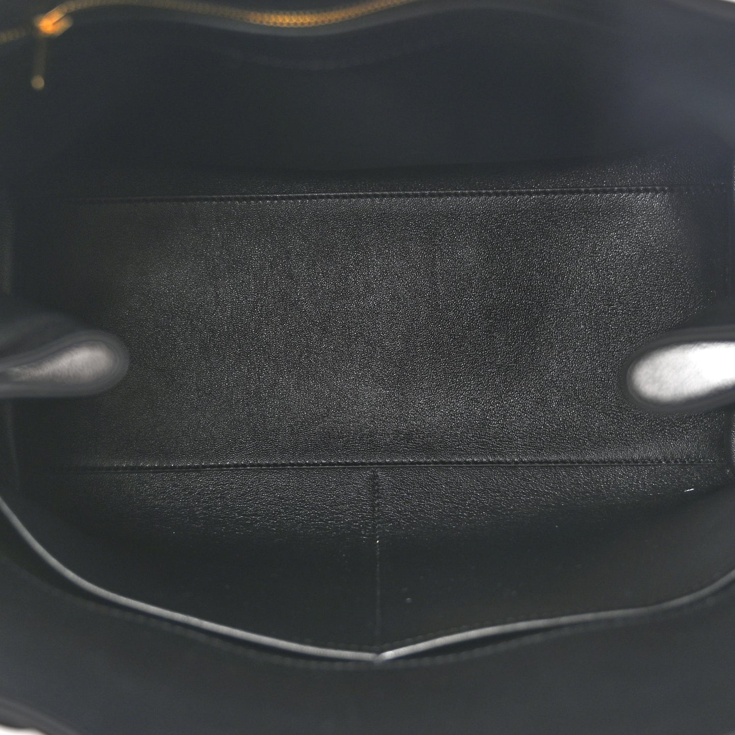 Smooth Calfskin Hampton Carry All Bag Black