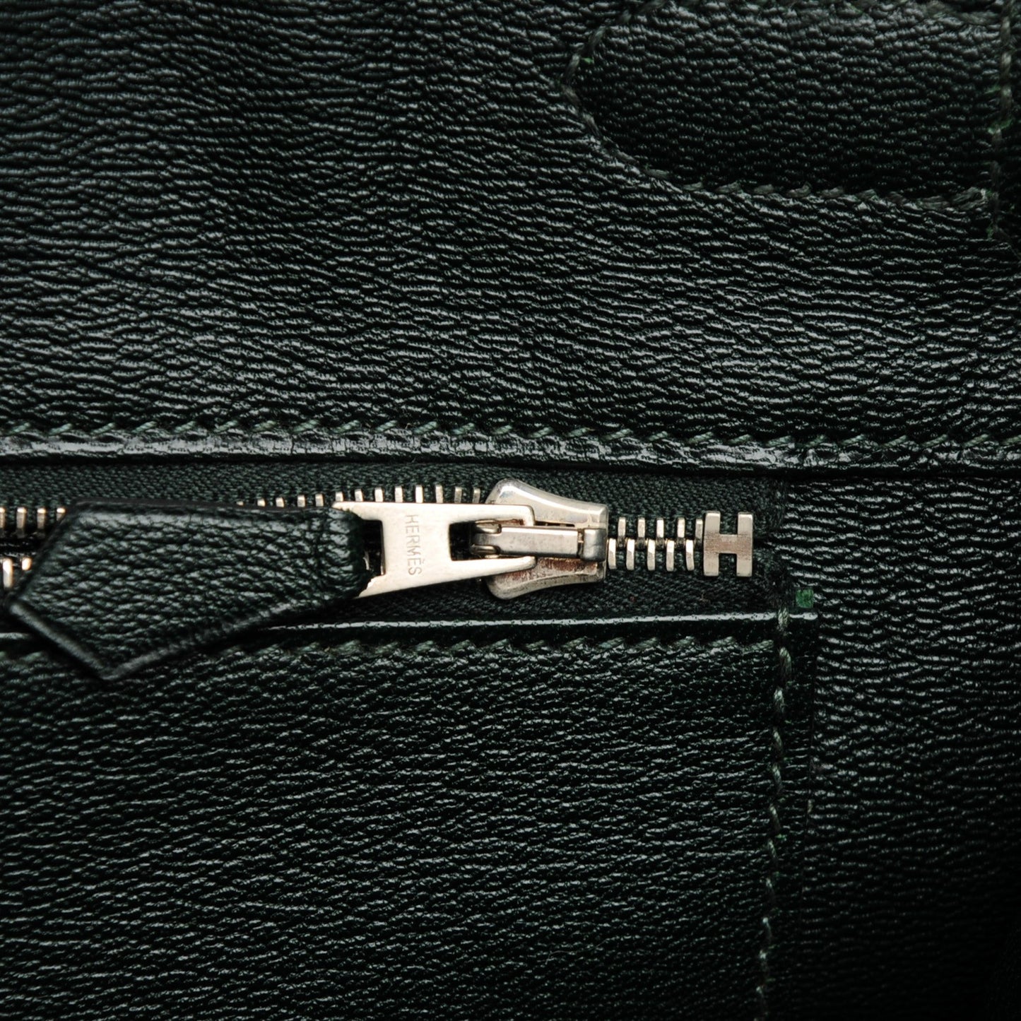 Shiny Porosus Crocodile Birkin 30 Vert Fonce