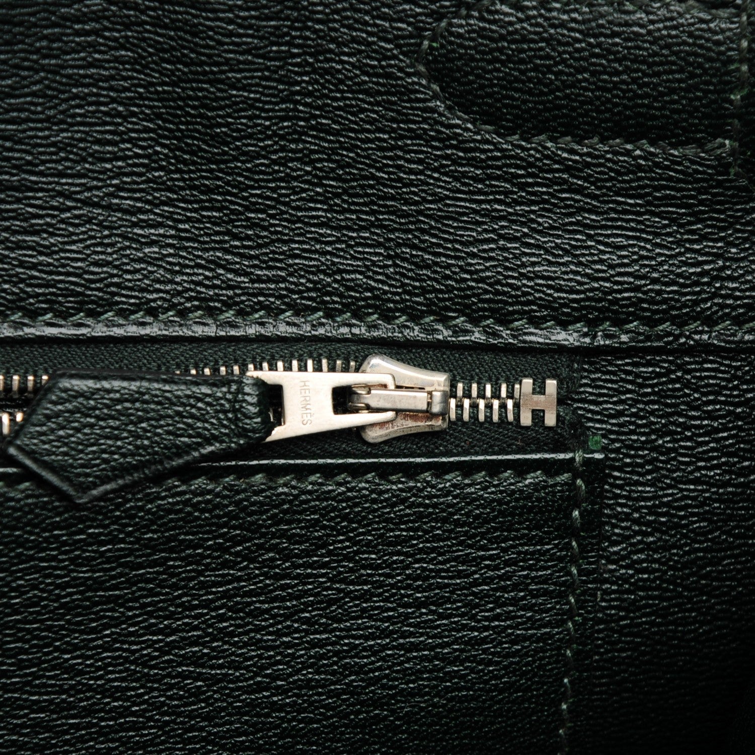 Hermes Shiny Porosus Crocodile Birkin 30 Vert Fonce 16 of 20