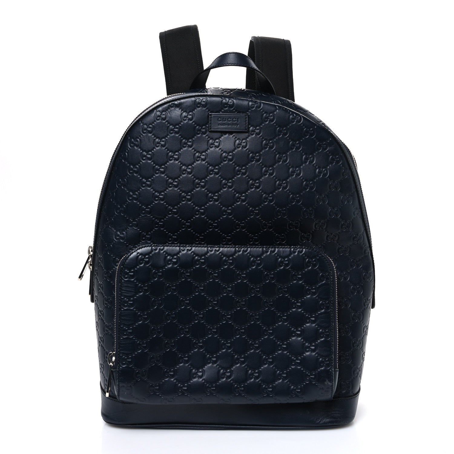 Gucci Guccissima Signature Day Backpack Blue 1 of 10