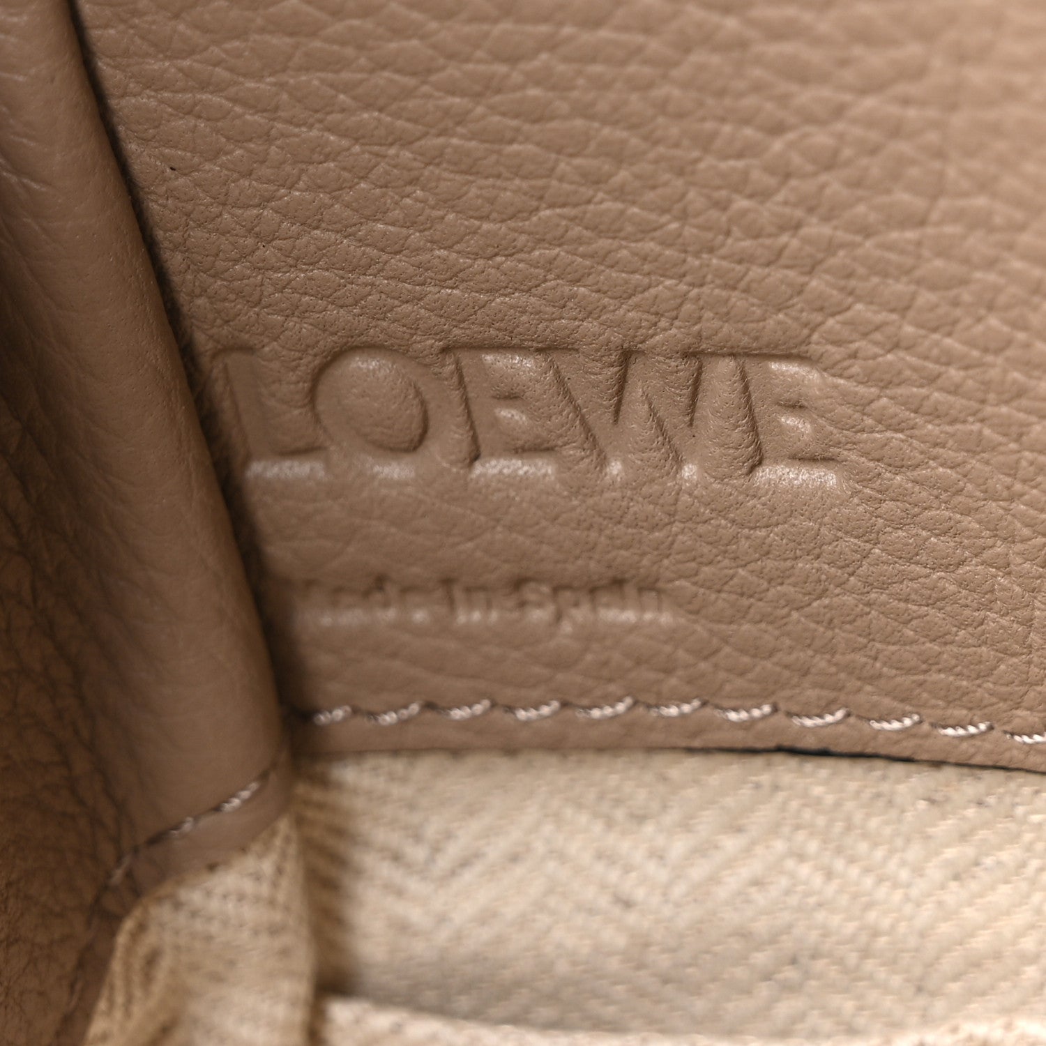 Loewe Calfskin Mini Hammock Shoulder Bag Sand Mink 5 of 8