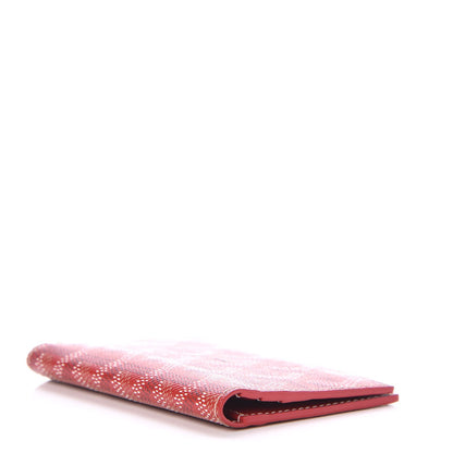 Goyard Goyardine Saint Marc Folding Card Case Red 4 of 8