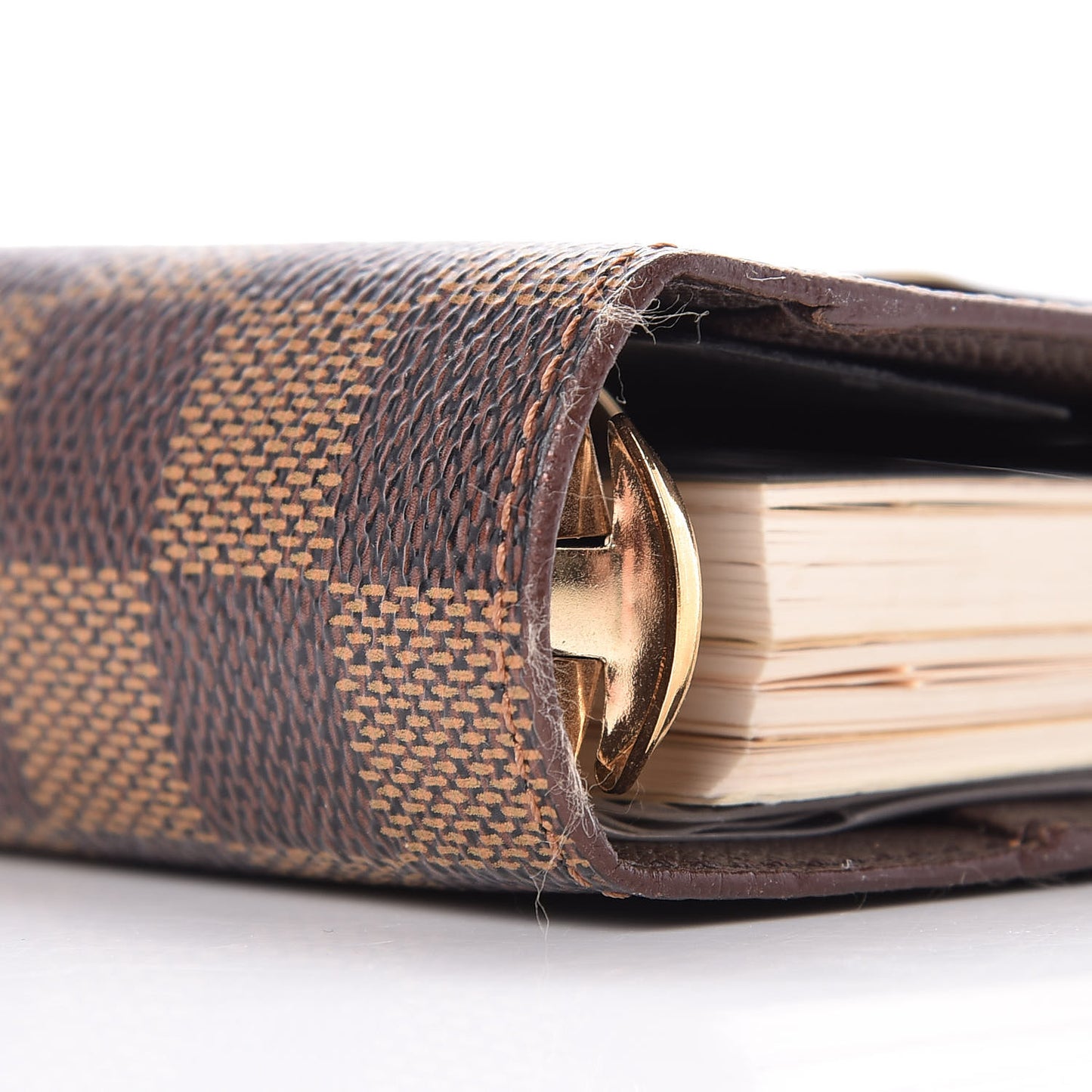 Damier Ebene Medium Ring Agenda Cover