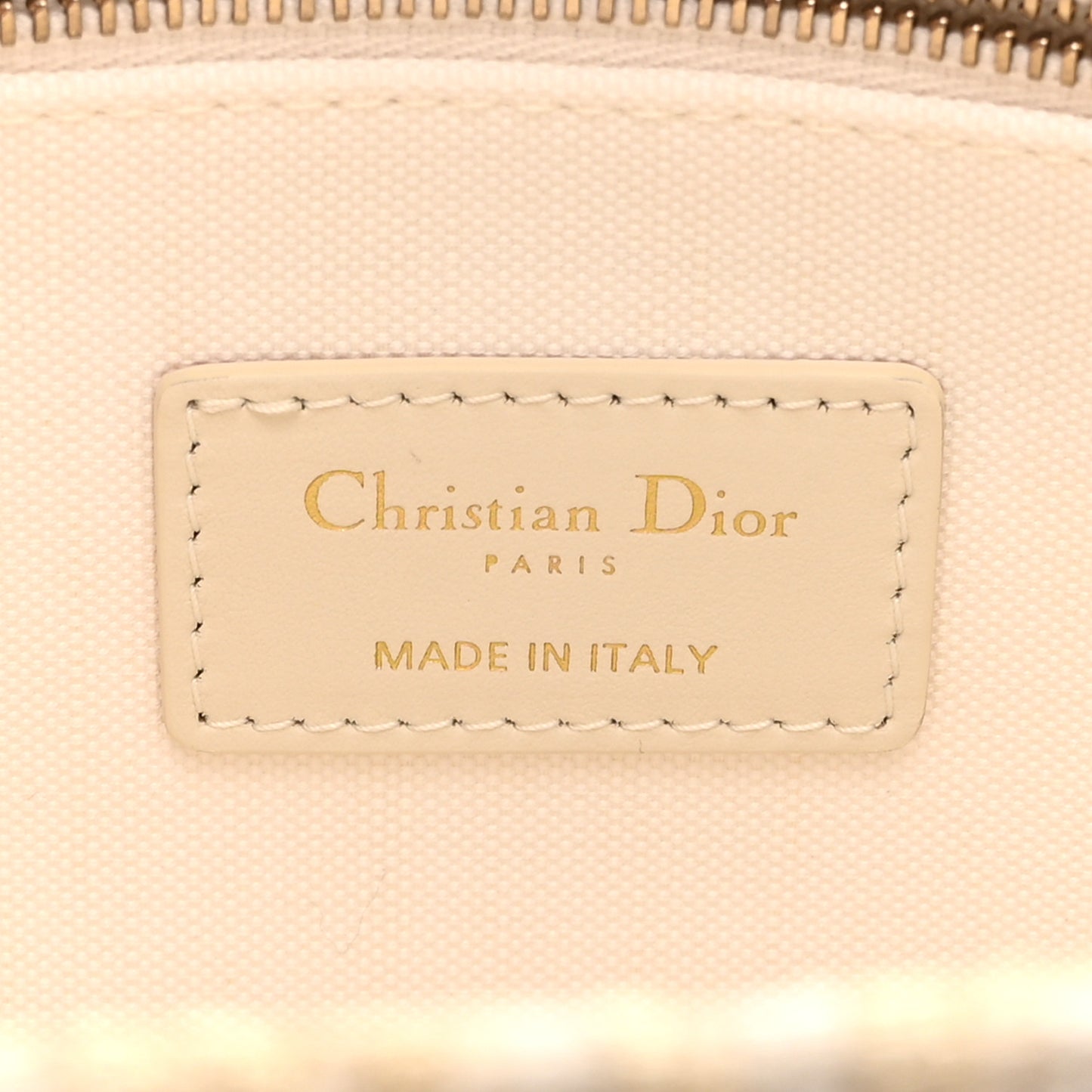 Oblique Chambray Calfskin Small Book Tote With Strap Gold Natural