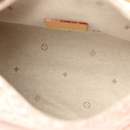 Louis Vuitton Monogram Embleme Mia Pochette Rose Ruban 5 of 10