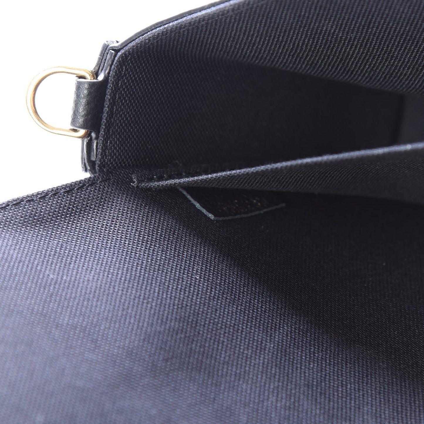 Empreinte Monogram Giant Crafty Pochette Felicie Black Creme