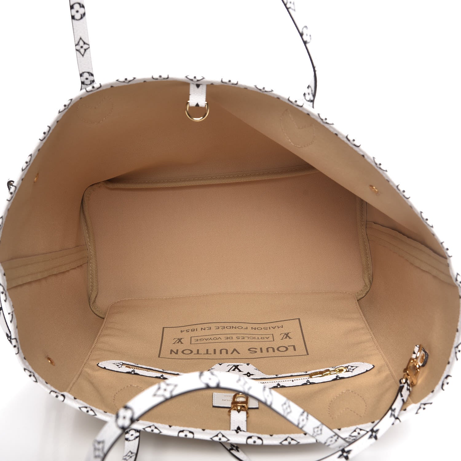Louis Vuitton Monogram Giant Neverfull MM Kaki 7 of 13
