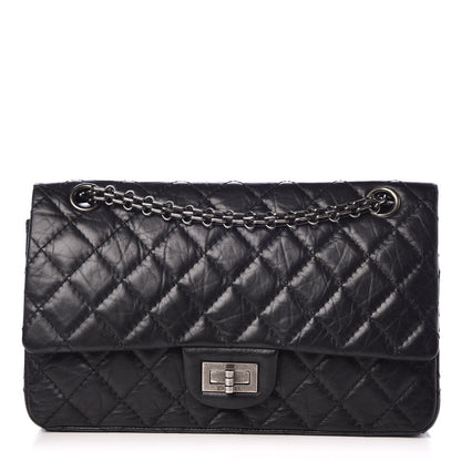 Chanel Aged Calfskin Quilted 2.55 Reissue 225 Flap Black 1 of 7