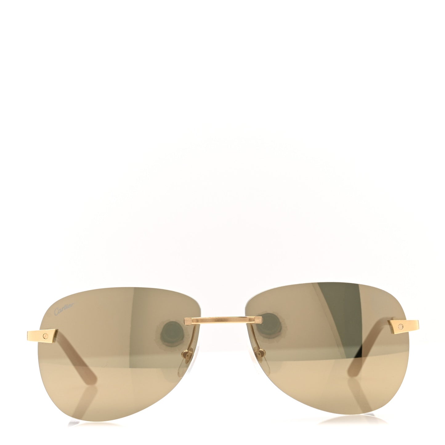 Metal Rimless CT0035RS Sunglasses Gold