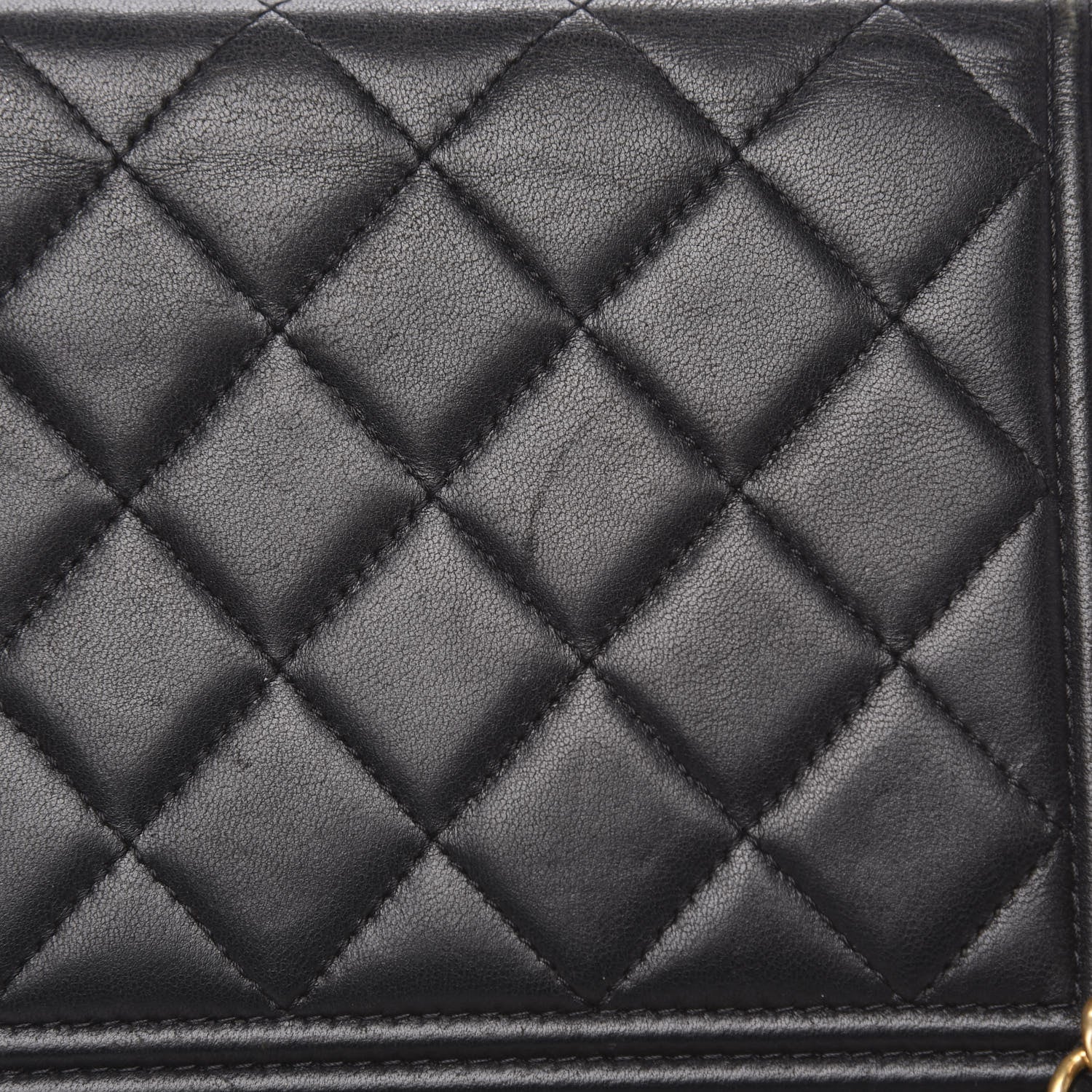 Chanel Lambskin Quilted Boy Wallet On Chain WOC Black 14 of 20