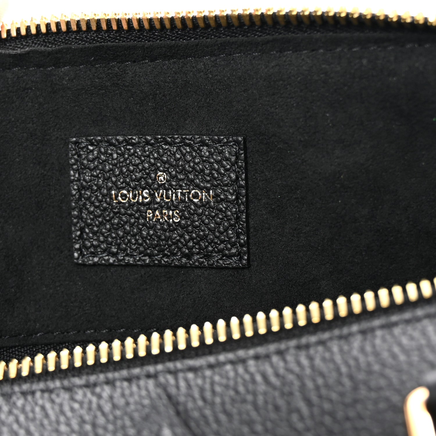 Louis Vuitton Empreinte Monogram Giant Speedy Bandouliere 25 Black 6 of 9